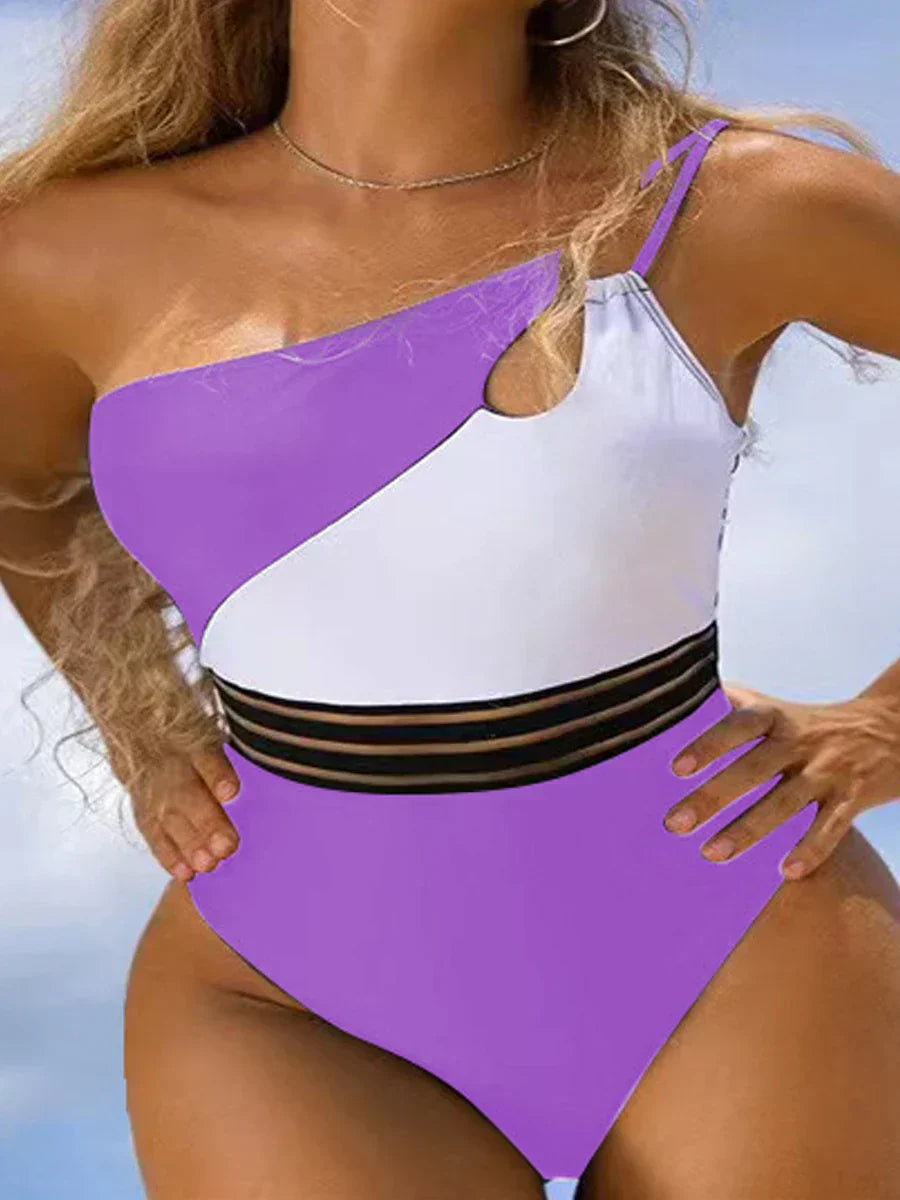 LP | Bikini swimsuit for women fabric patchwork body panel