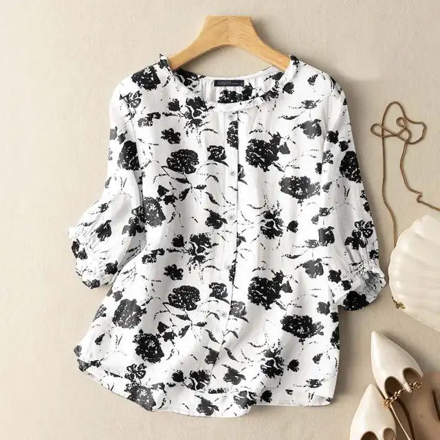 LP | tailored-and-airy blouse