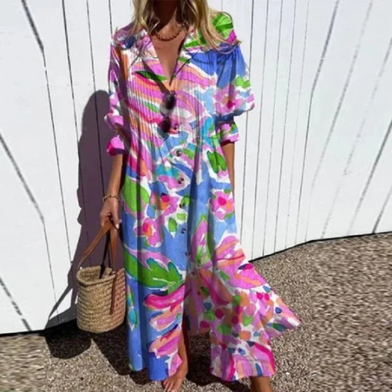 Leni��� | Abito boh��mien elegante e fluido