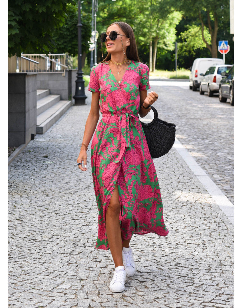 Elegant wrap dress
