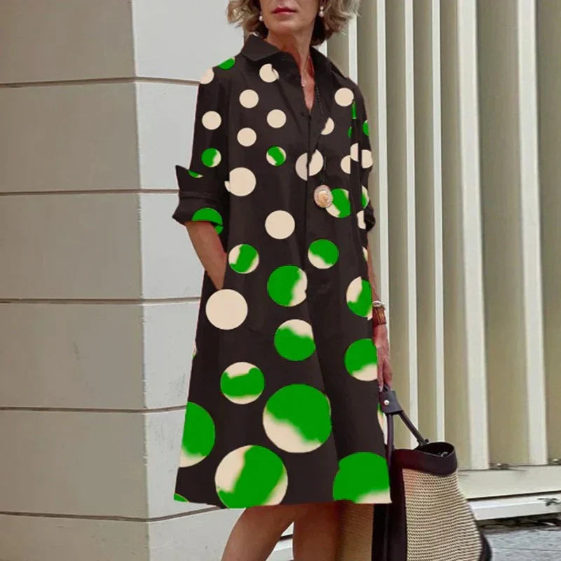 LP | Women's one-color shirt dress