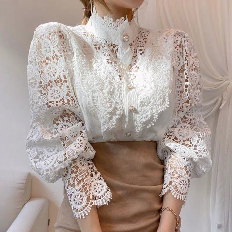 Lucy Lace Blouse | Classic, elegant and super cute!