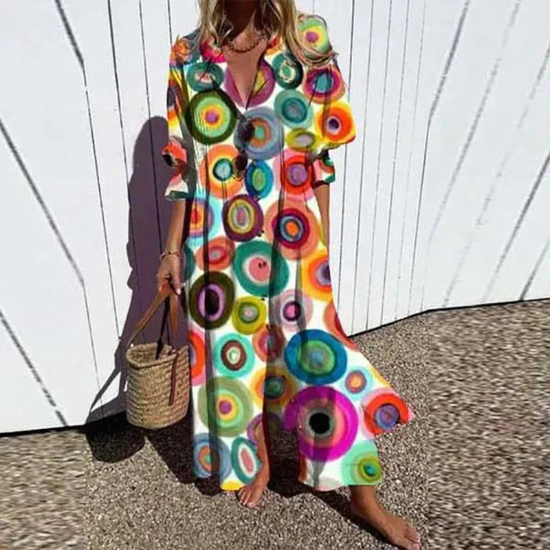 Leni��� | Abito boh��mien elegante e fluido