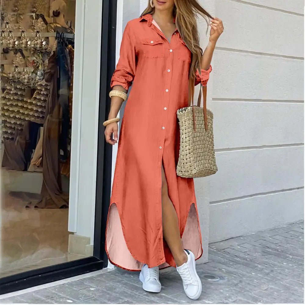 Mc | Casual long shirt dress