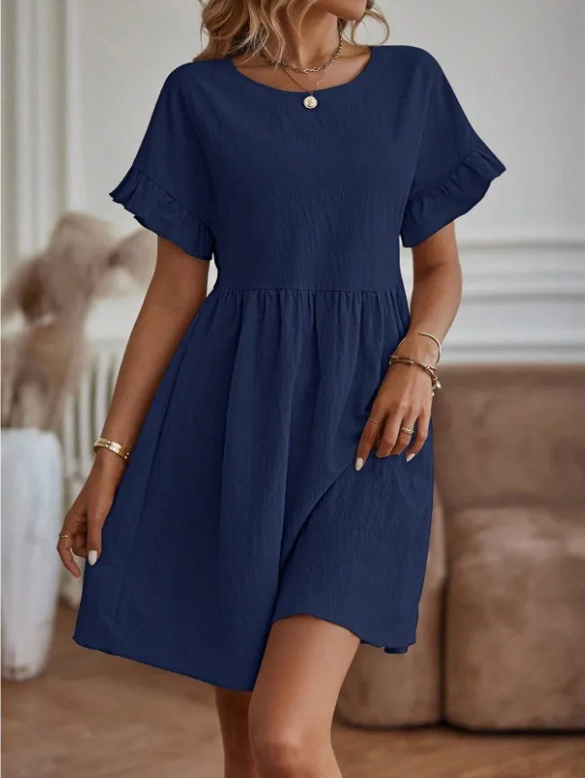 LP | Elegant A-line midi dress