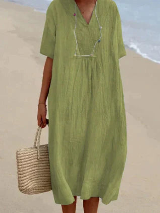 LD | Elegant linen dress for all summer occasions