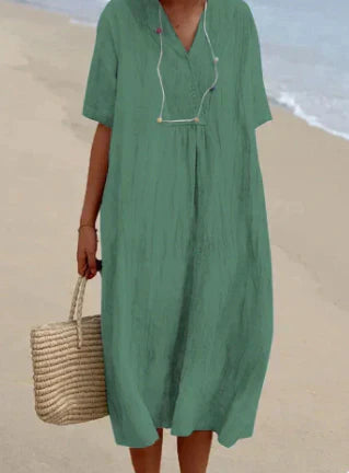 LD | Elegant linen dress for all summer occasions