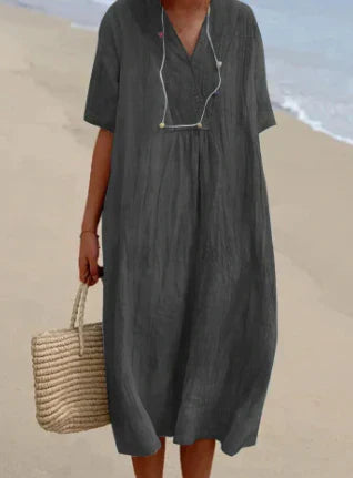LD | Elegant linen dress for all summer occasions