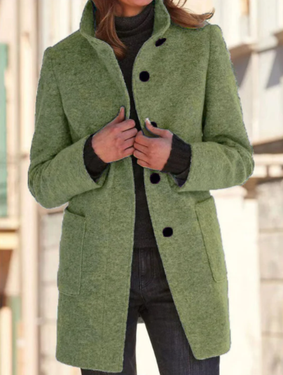 Felicity | Elegant and Stylish Women's Coat with Chic Buttons