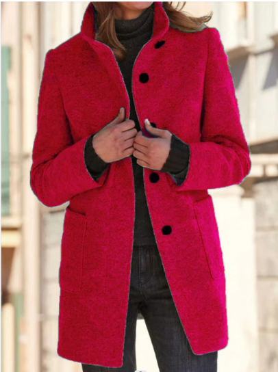 Felicity | Elegant and Stylish Women's Coat with Chic Buttons