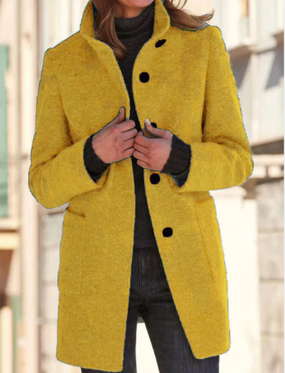 Felicity | Elegant and Stylish Women's Coat with Chic Buttons