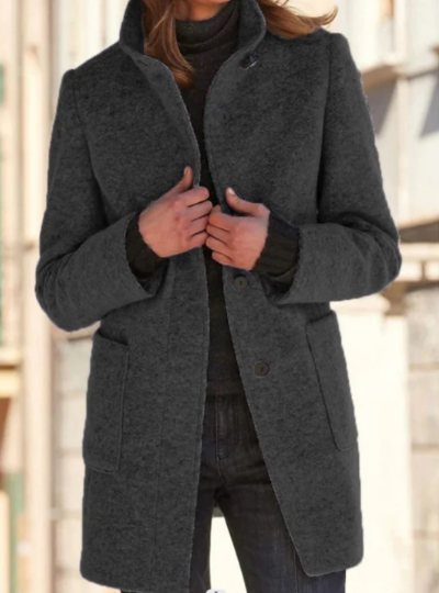 Felicity | Elegant and Stylish Women's Coat with Chic Buttons