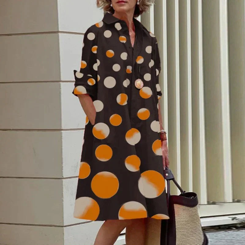 LP | Women's one-color shirt dress