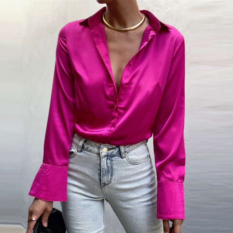 Sammie Satin Blouse | The perfect blouse for every occasion!