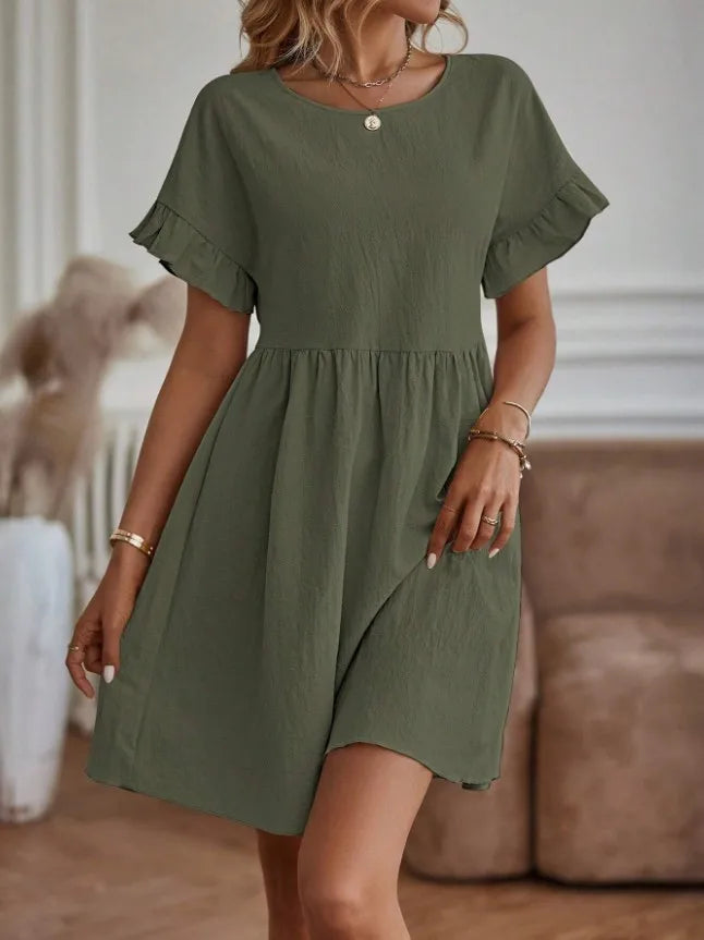 LP | Elegant A-line midi dress