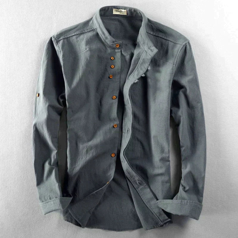 Zachary Polo | Japanese long-sleeved polo shirt for men
