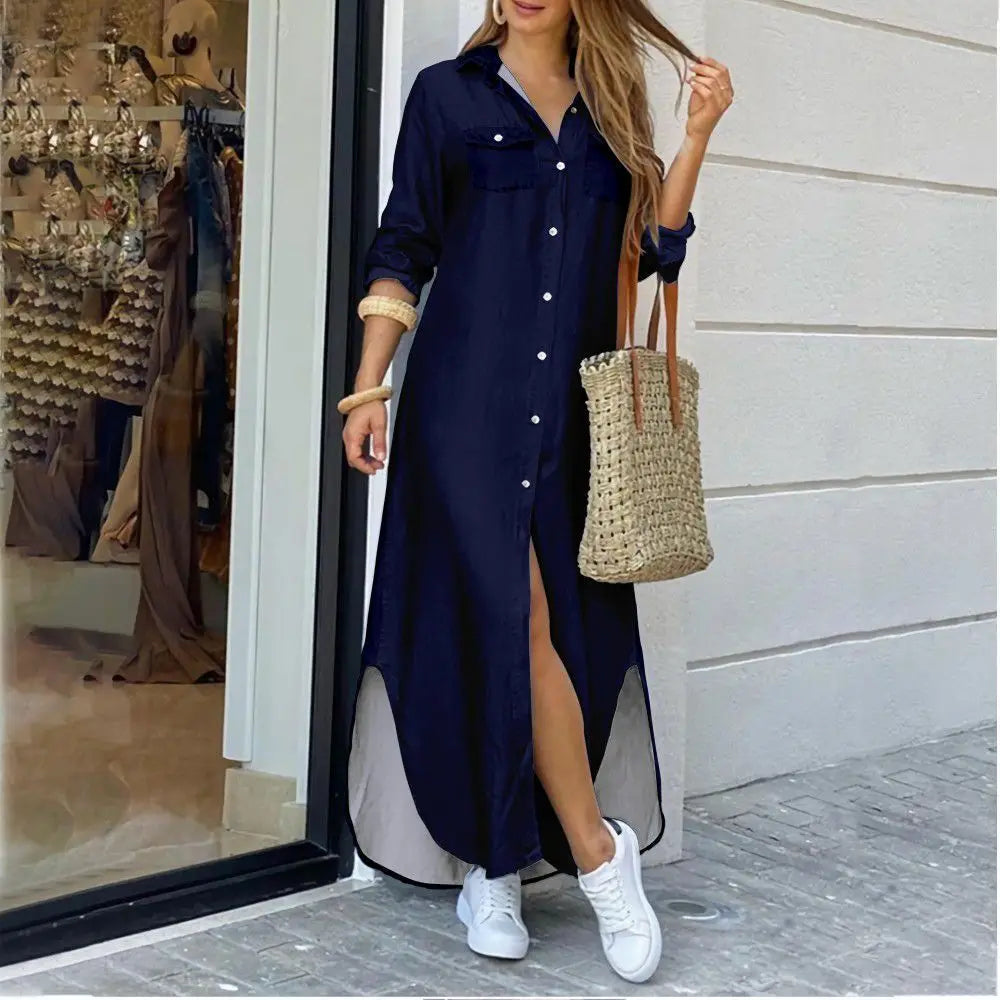 Mc | long-shirt casual dress