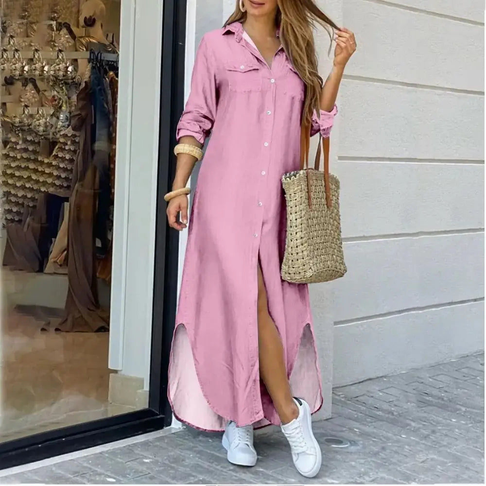 Mc | long-shirt casual dress