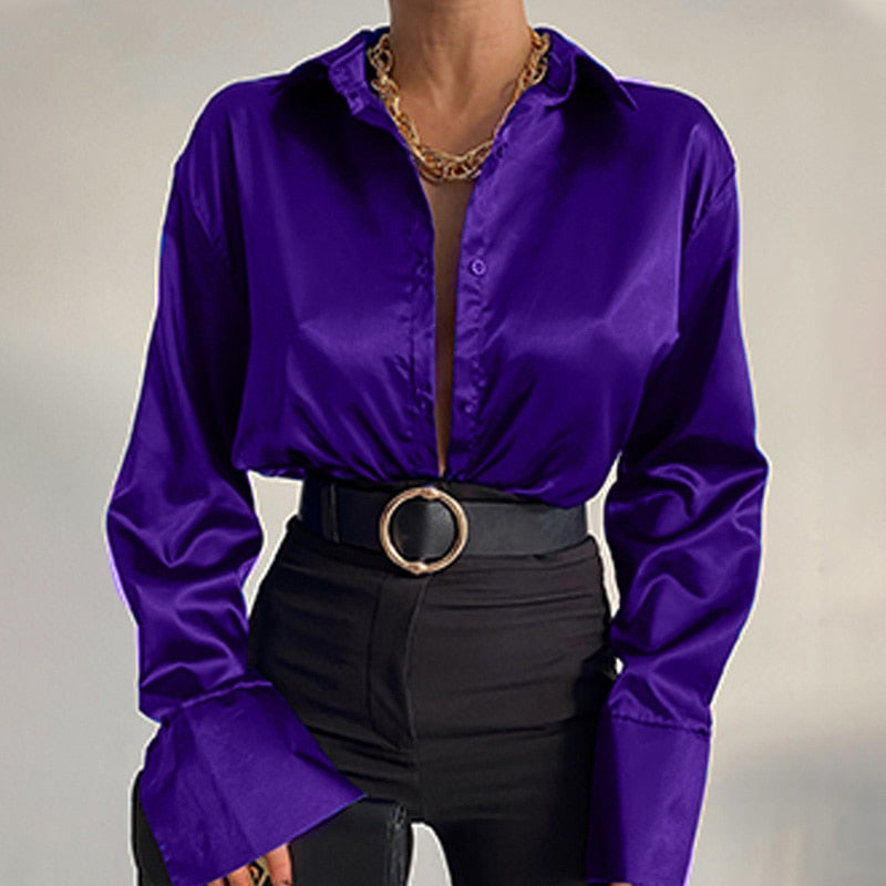 Sammie Satin Blouse | The perfect blouse for every occasion!
