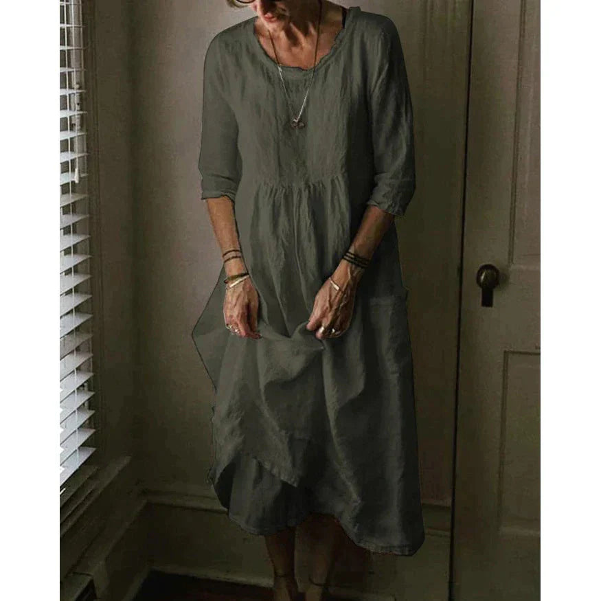 Jonah - Women's linen dress