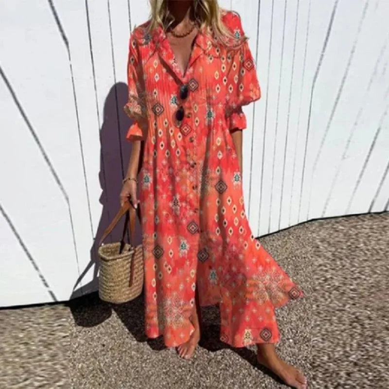 Leni��� | Abito boh��mien elegante e fluido