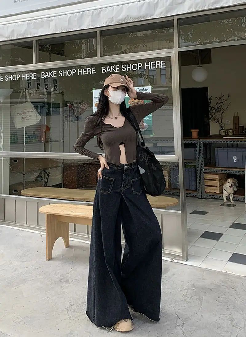 Cleora -Vintage high-waisted jeans