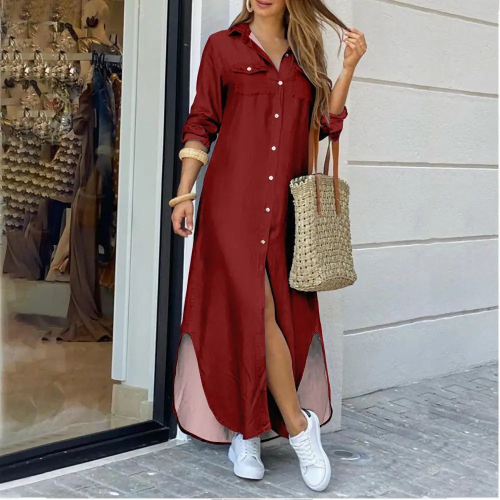 Mc | long-shirt casual dress