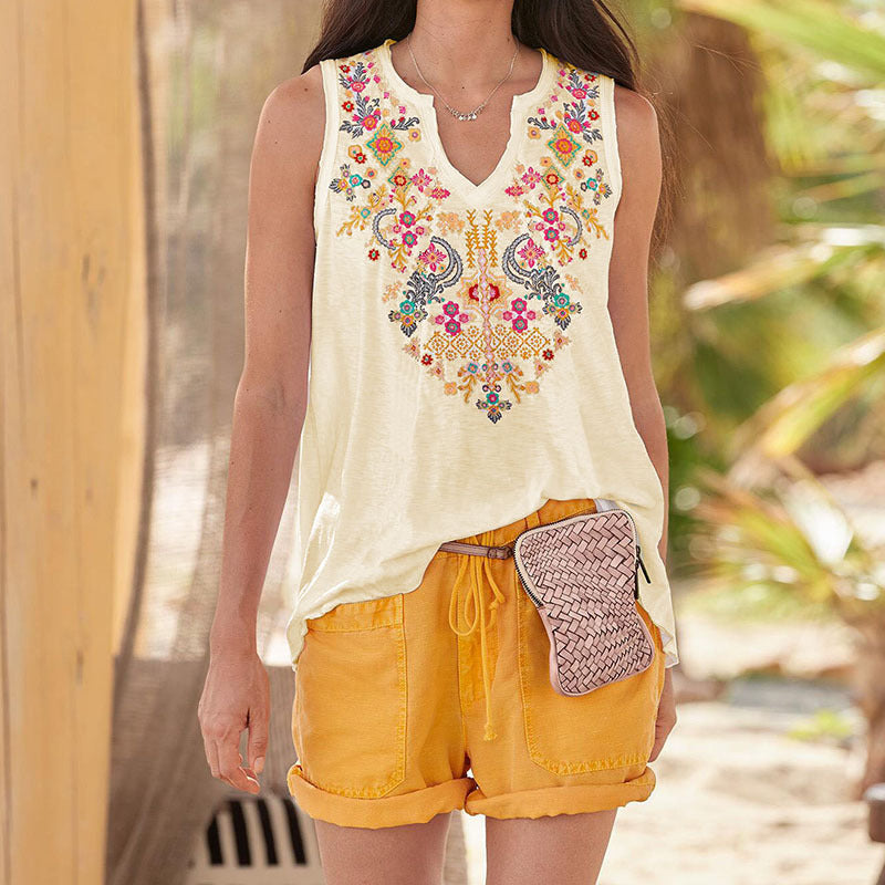 T-shirt vest - Breathable cotton blend and soft fit