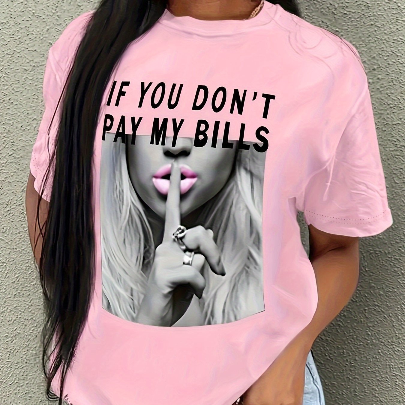 T-shirt with print - Short sleeves & Round collar