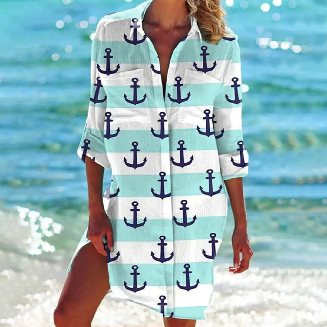 LD | Colorful summer dress with bohemian charm