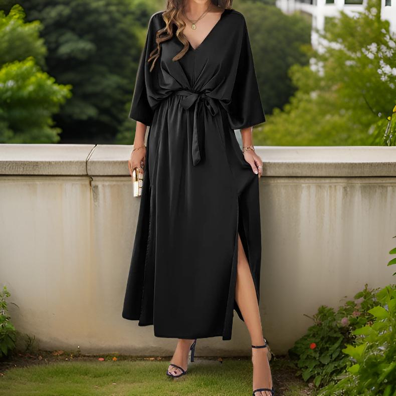 LP | elegant maxi dress with slit