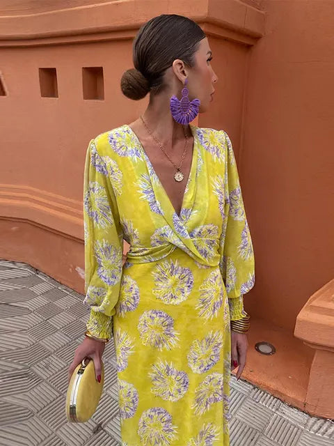 CM | Radiant floral dress for women