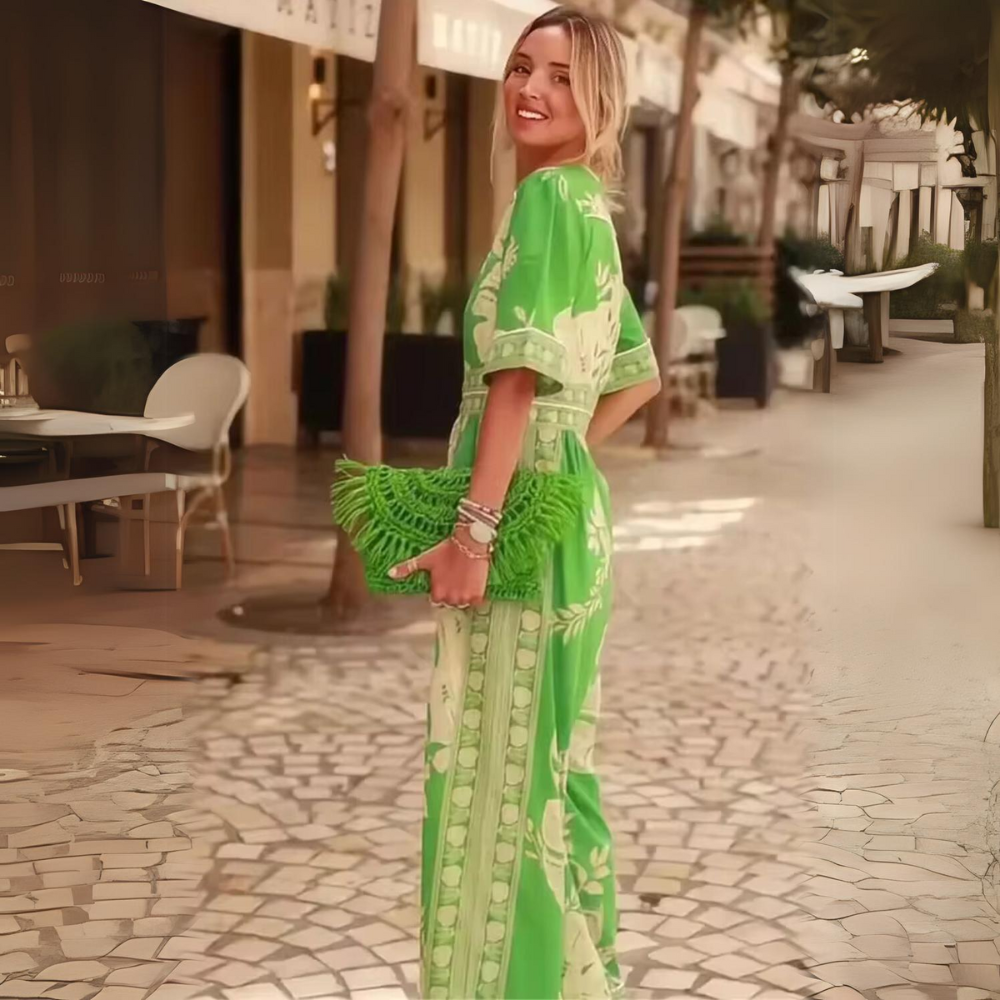 Violet - Elegant, detailed jumpsuit