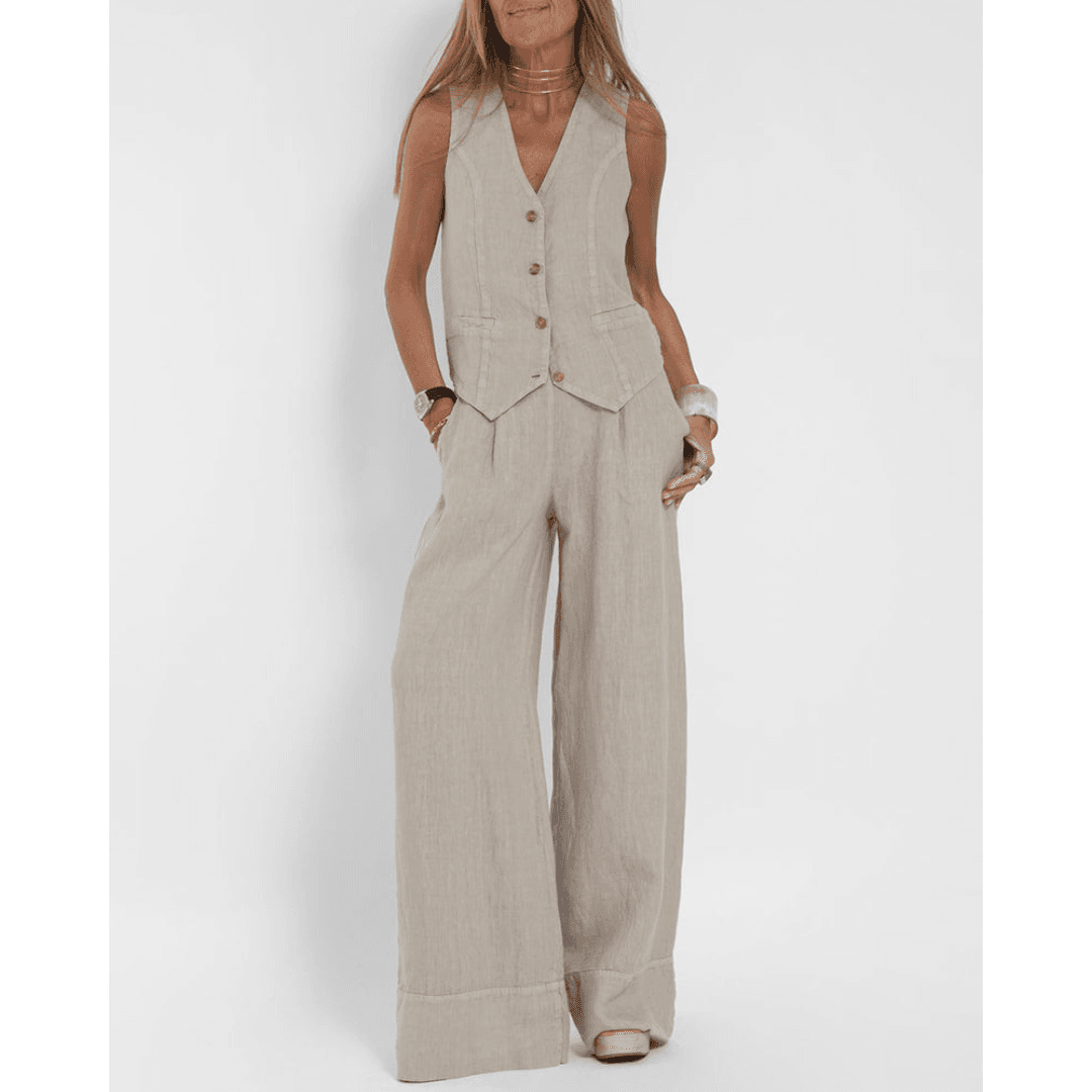 Women's linen suit