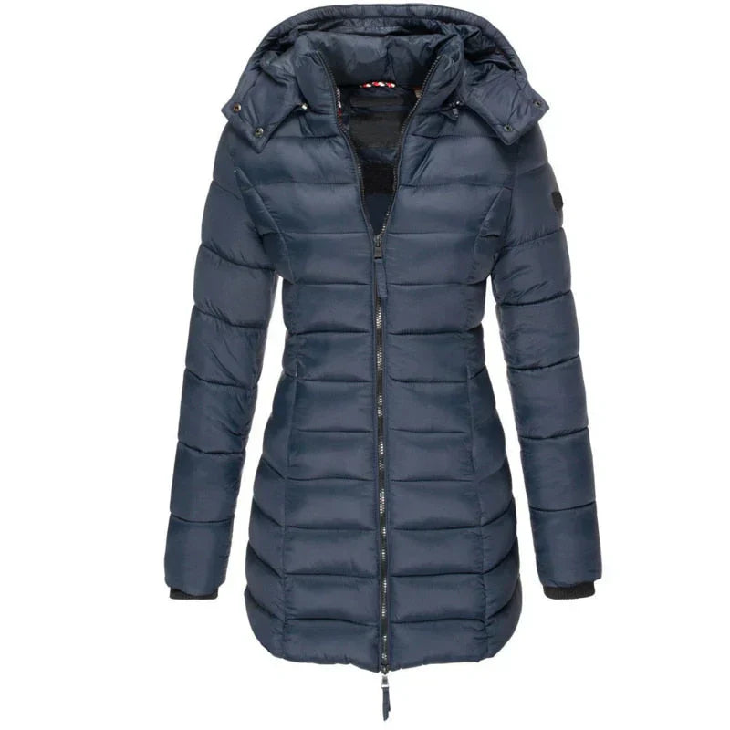 Zara | Chic and Comfortable Women's Hooded Down Jacket