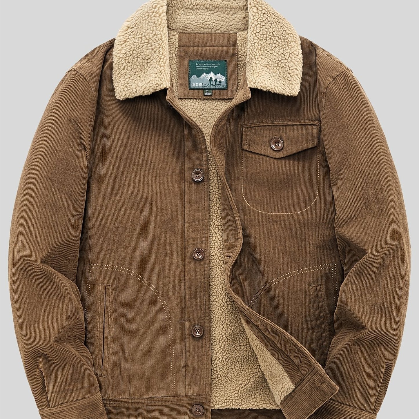 Sven | Fleece button-up jacket