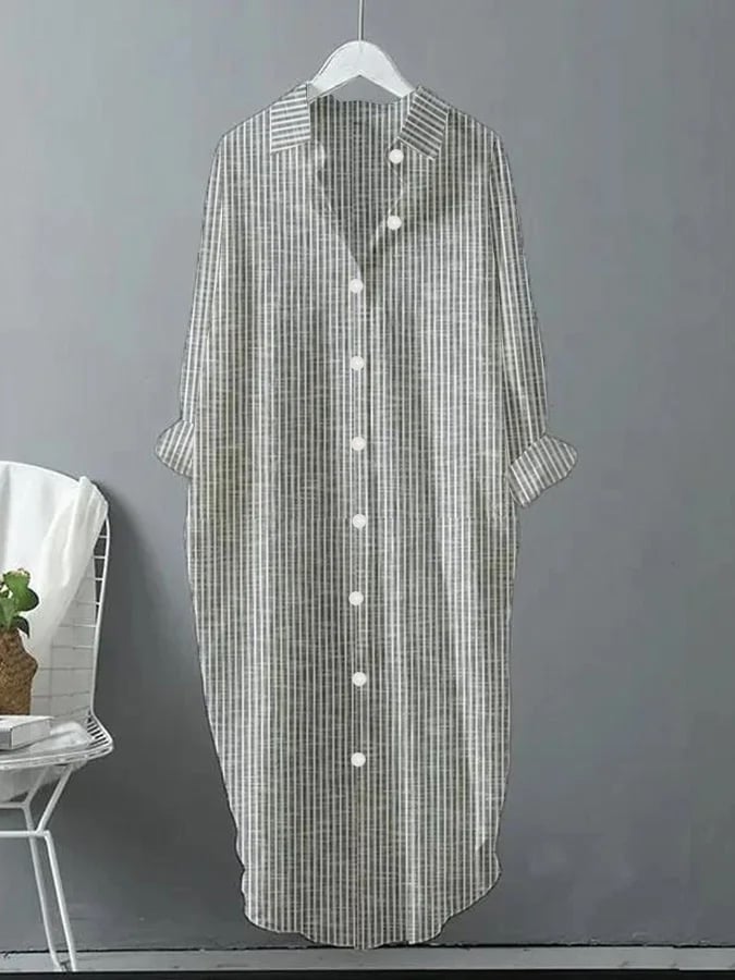 LP | Shiny and cool shirt dress
