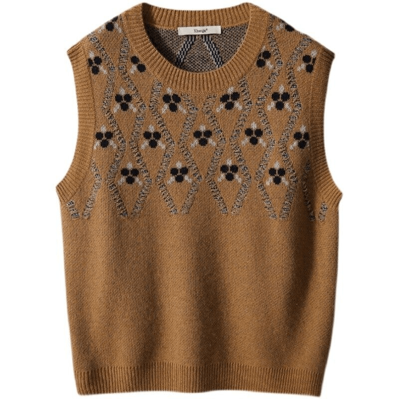 LP | Small fragrance round neck casual style