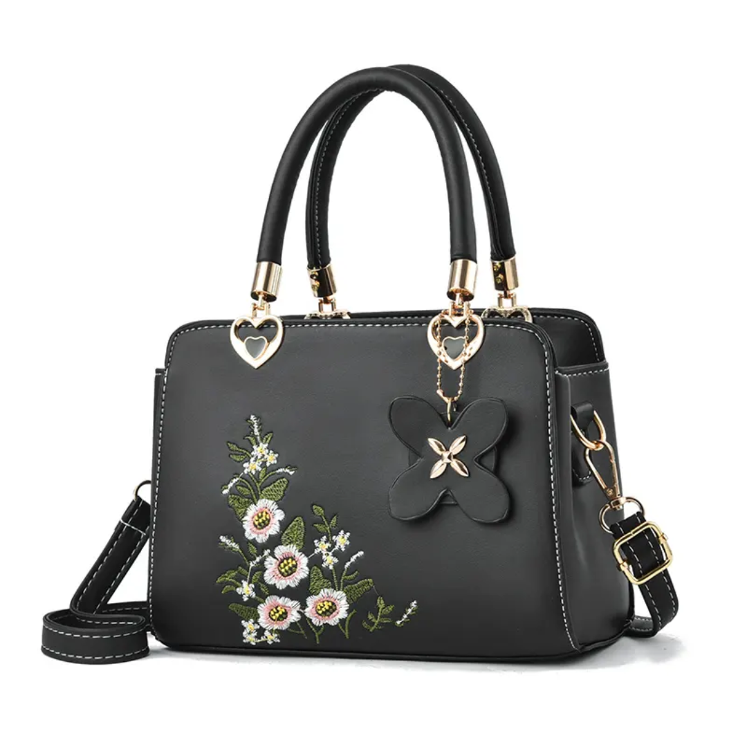 Flora Crossbody Bag | With exquisite embroidery