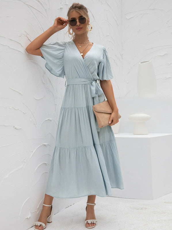 LD | long dress with V-neck