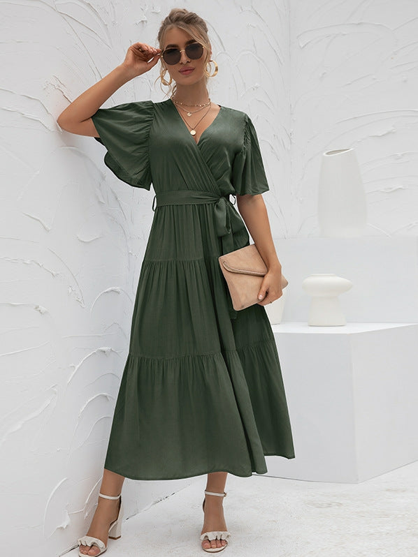 LD | long dress with V-neck