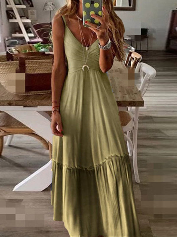 LP | Gradient Cami Dress with V-Neckline