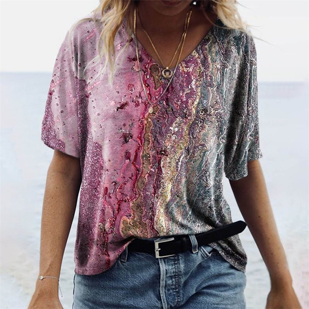 LP | boho-style summer T-shirt