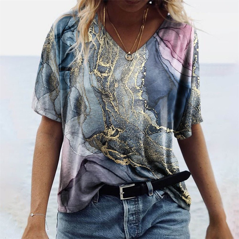 LP | boho-style summer T-shirt
