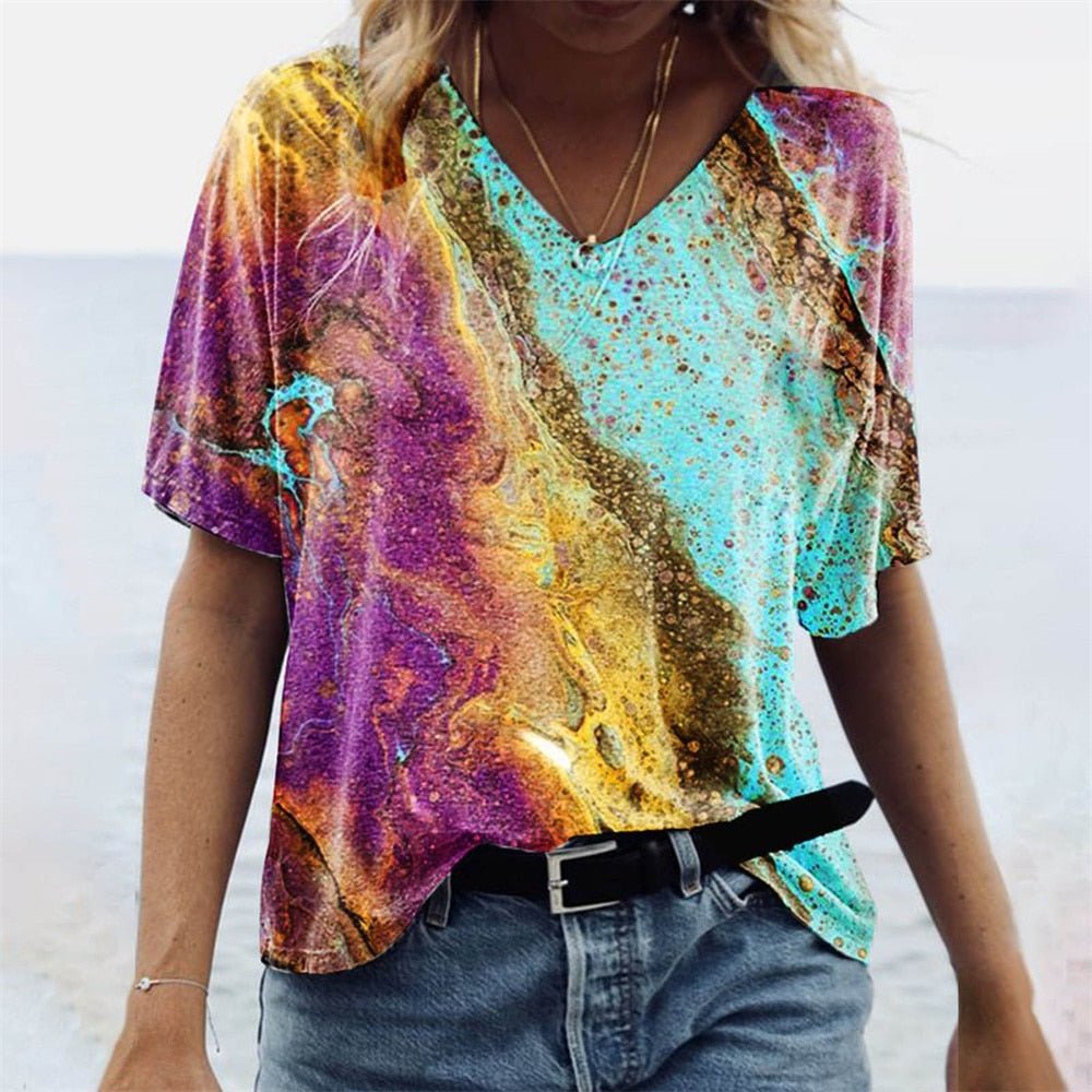 LP | boho-style summer T-shirt