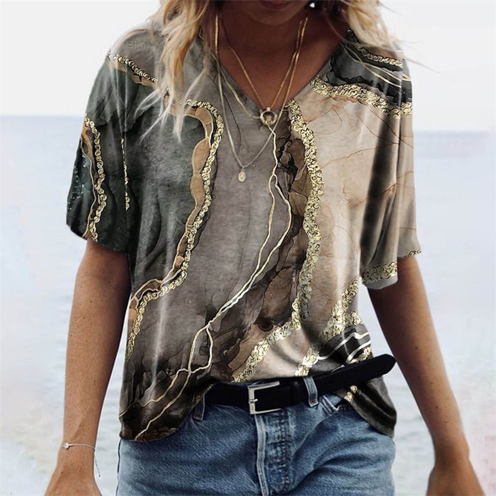 LP | boho-style summer T-shirt