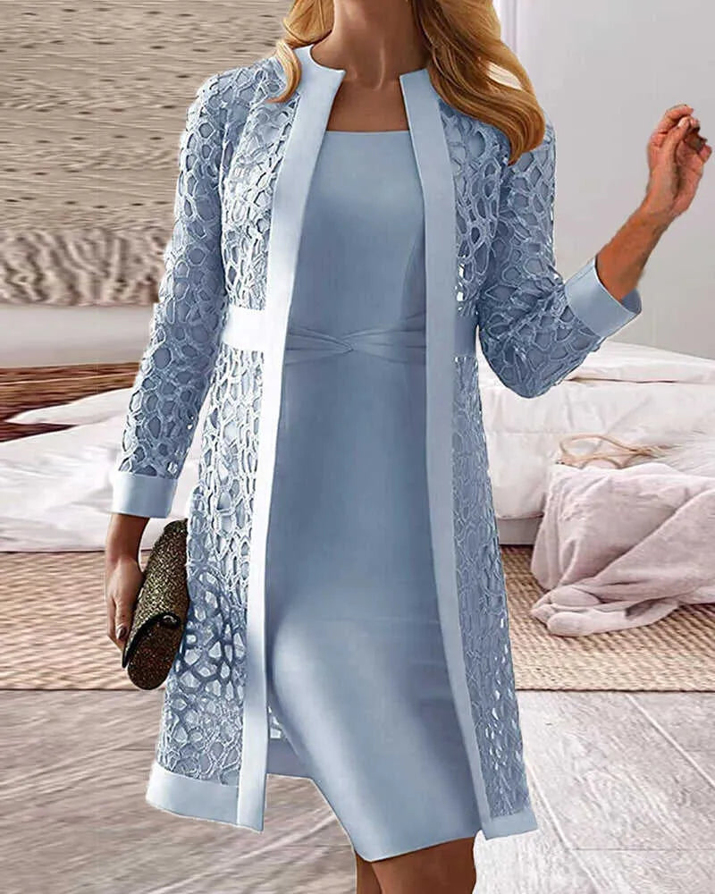 Lucy - Two-piece set - lace cardigan dress for women