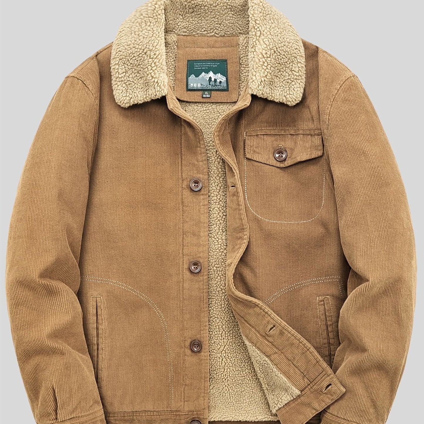 Sven | Fleece button-up jacket