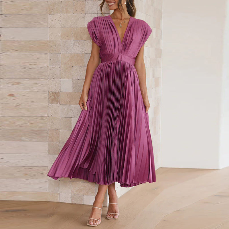 LD | V-neck sleeveless dress with adjustable fit