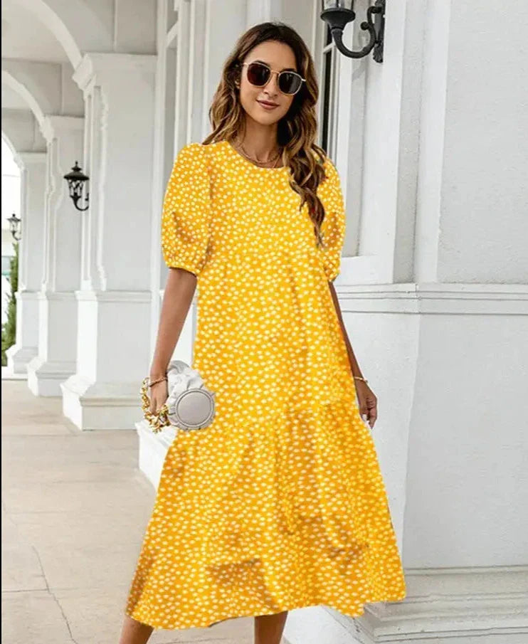 Printed dress for summer